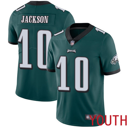Youth Philadelphia Eagles #10 DeSean Jackson Midnight Green Team Color Vapor Untouchable NFL Jersey->philadelphia eagles->NFL Jersey